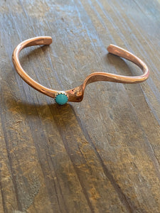 Copper & Kingman Turquoise Bracelet