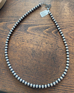Genuine sterling silver Navajo necklace